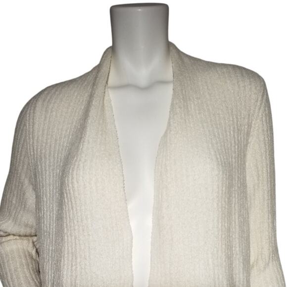Zenergy by Chico’s Ivory Open Front Cardigan • Size 3/XL - Picture 2 of 8